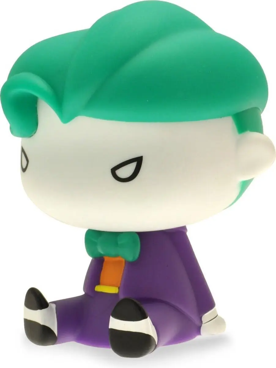 Plastoy DC Comics Chibi Joker Spaarpot 17cm - Paars - afbeelding 2 van 5