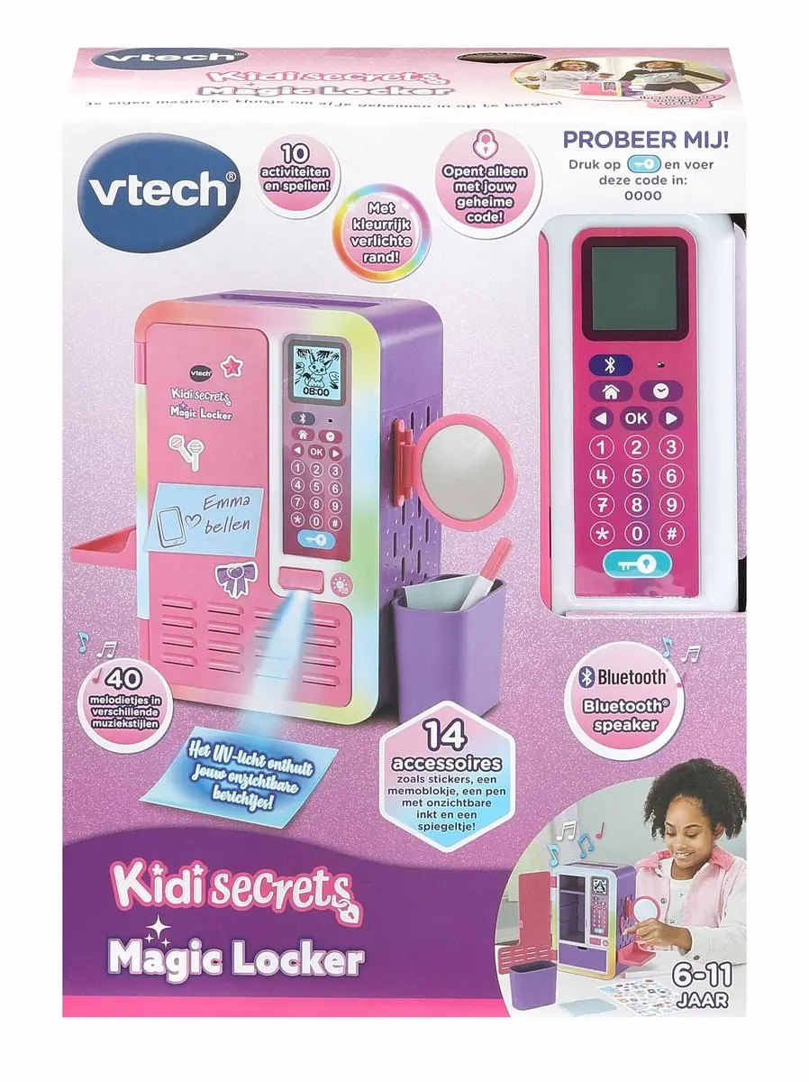 VTech Kidisecrets Magic Locker 2.0 Roze - afbeelding 2 van 6