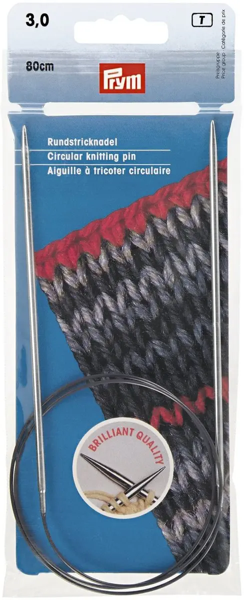 Prym Rondbreinaald 3mm 80cm Metaal