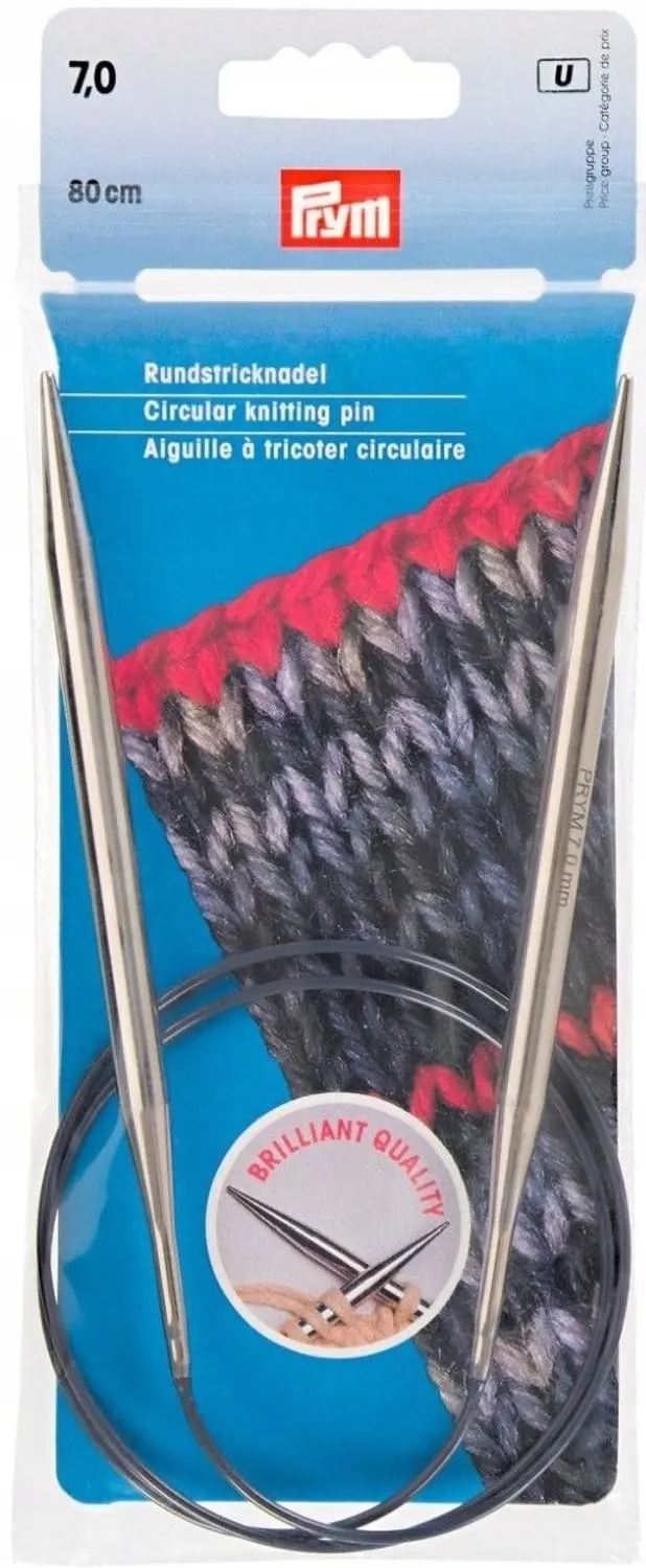Prym Breinaalden Rondbreinaalden 7mm/80cm Metaal