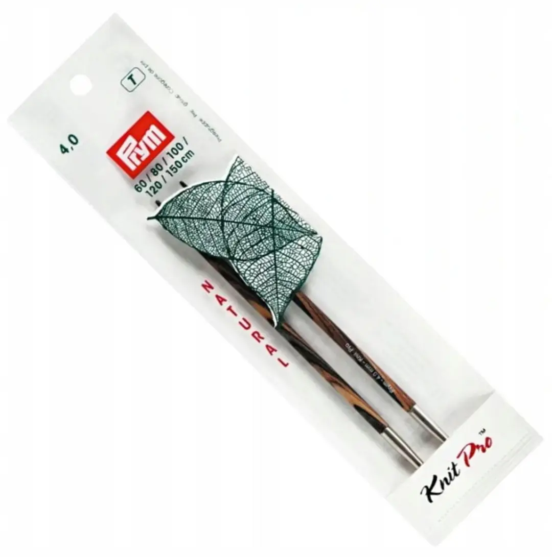Prym Breinaalden Natuurlijk Hout Maat 4
