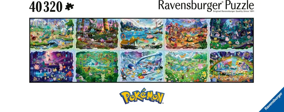 Ravensburger Pokémon Celebration Journey 40.320 Puzzeldelen