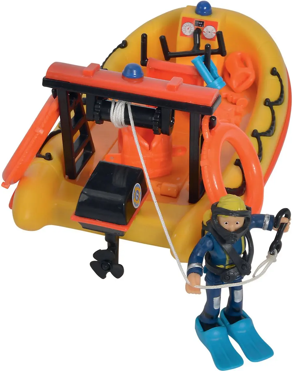 Simba Brandweerman Sam Neptune Boot - Speelgoedvoertuig - afbeelding 4 van 6