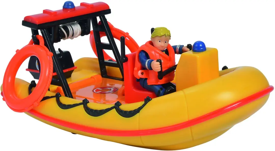 Simba Brandweerman Sam Neptune Boot - Speelgoedvoertuig - afbeelding 3 van 6