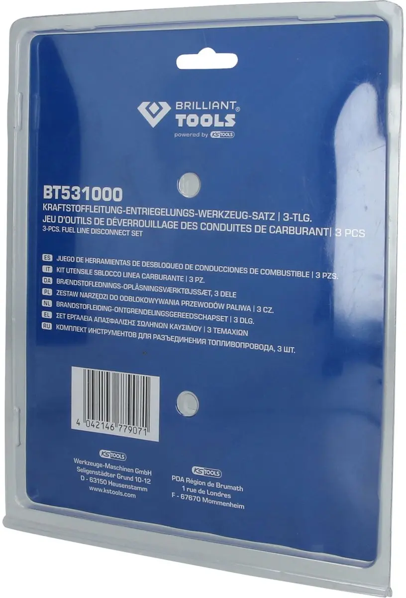 Brilliant Tools BT531000 Brandstofleidingtang - 3-delig - afbeelding 2 van 5
