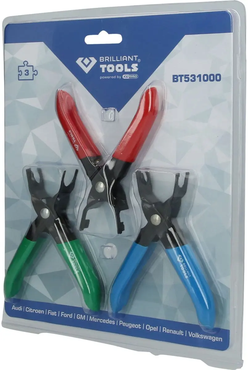 Brilliant Tools BT531000 Brandstofleidingtang - 3-delig - afbeelding 5 van 5