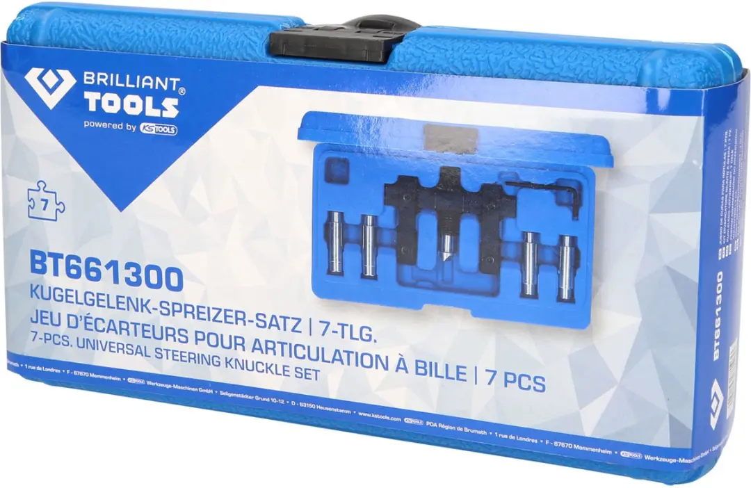 Brilliant Tools BT661300 Klem- en spreidgereedschapset 7-delig - Blauw - afbeelding 2 van 6