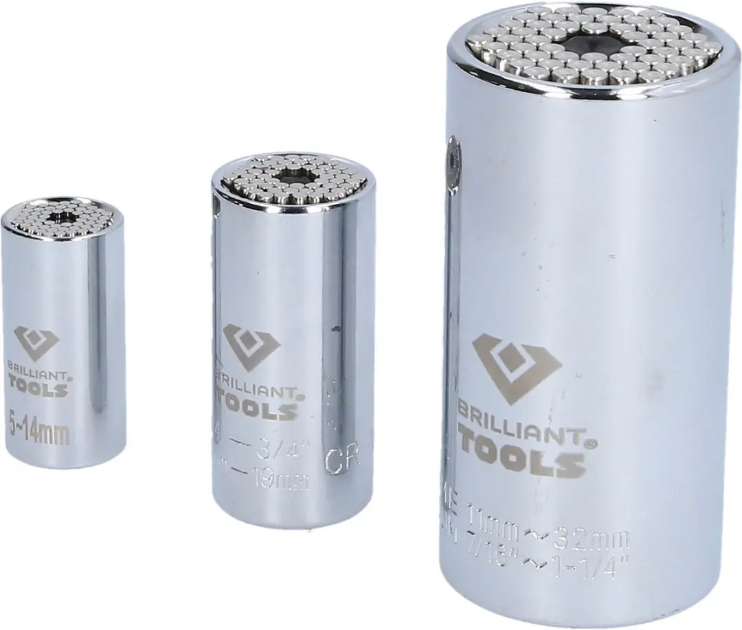 Brilliant Tools BT022003 Universele doppen 3-delig - 5-32mm - afbeelding 6 van 6