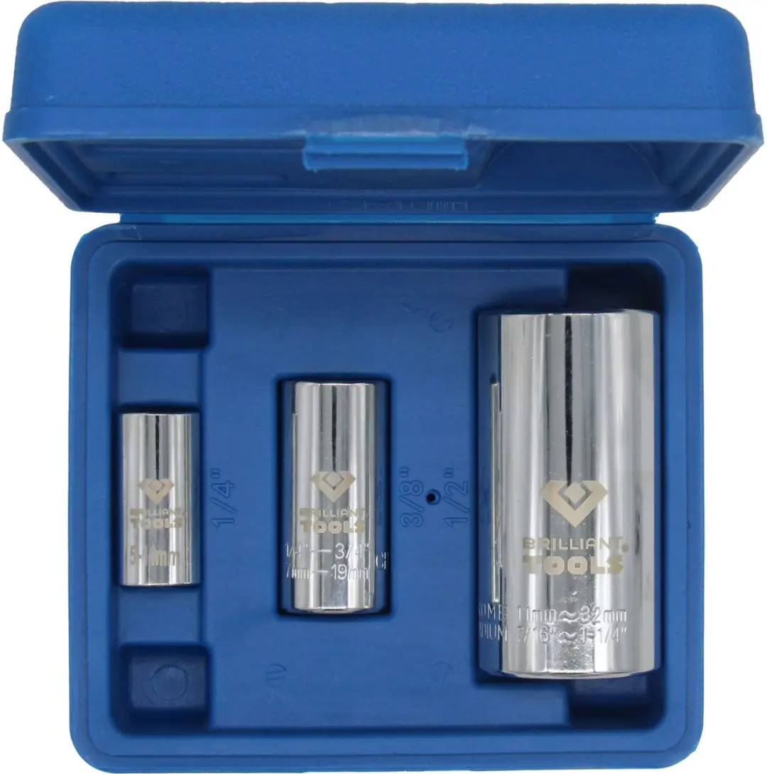 Brilliant Tools BT022003 Universele doppen 3-delig - 5-32mm - afbeelding 5 van 6