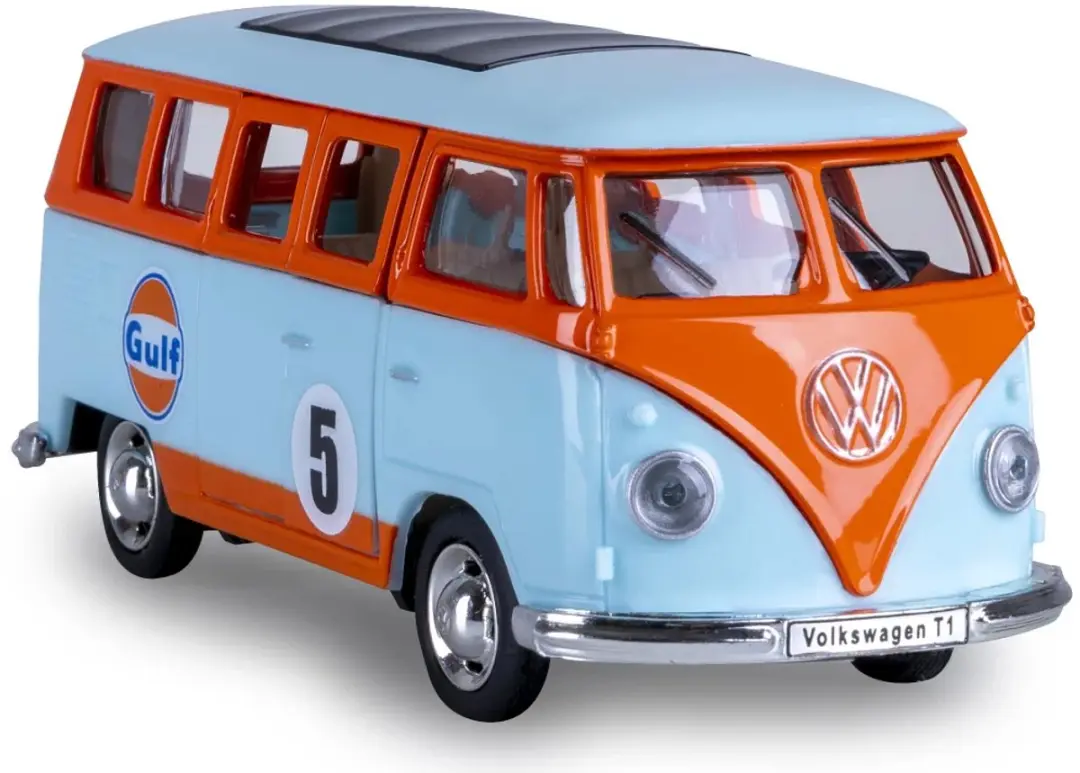 Jamara Volkswagen T1 Diecast 1:38 Lichtblauw - afbeelding 5 van 6