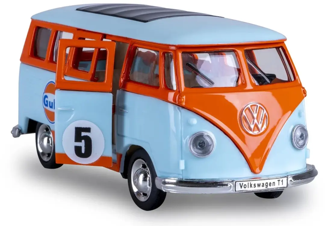 Jamara Volkswagen T1 Diecast 1:38 Lichtblauw - afbeelding 3 van 6