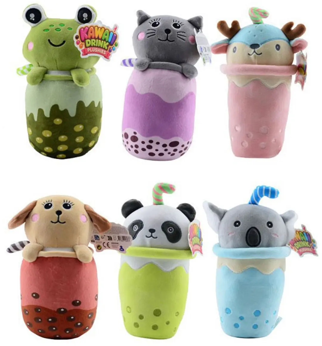 Johntoy Plush & Play Schattig Dier in Beker