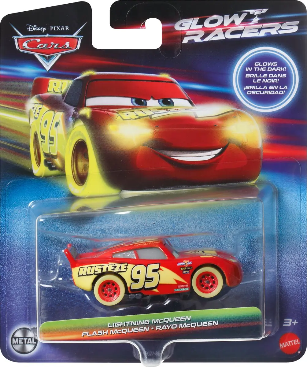Mattel Disney Pixar Cars Lightning McQueen HPG77 - Rood - afbeelding 6 van 6