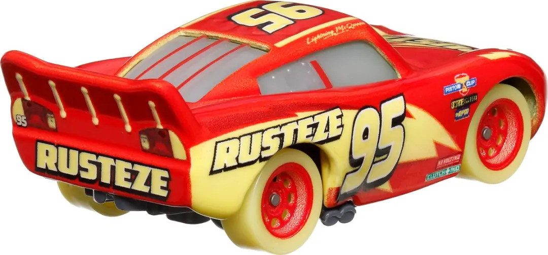 Mattel Disney Pixar Cars Lightning McQueen HPG77 - Rood - afbeelding 3 van 6