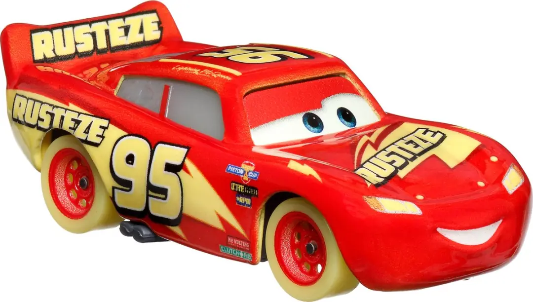 Mattel Disney Pixar Cars Lightning McQueen HPG77 - Rood - afbeelding 5 van 6