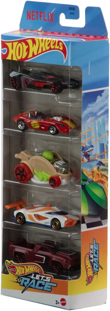Hot Wheels Let's Race 5-Pack JDR20 - Meerkleurig - afbeelding 3 van 6