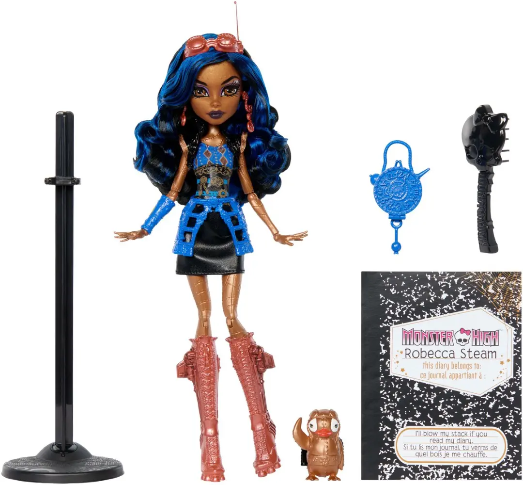 Mattel Monster High Robecca Steam Dolls - Multi - afbeelding 6 van 6