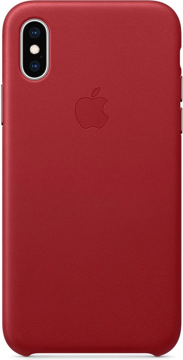 Apple iPhone Xs Max Leren Hoesje MRWQ2ZM/A - Rood