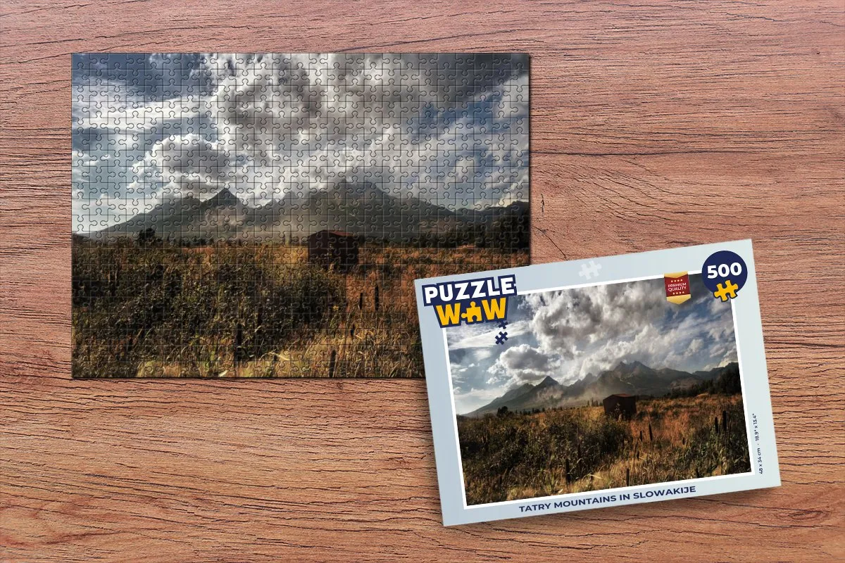 PuzzleWow Tatry Mountains Legpuzzel 500 Stuks - Multicolor