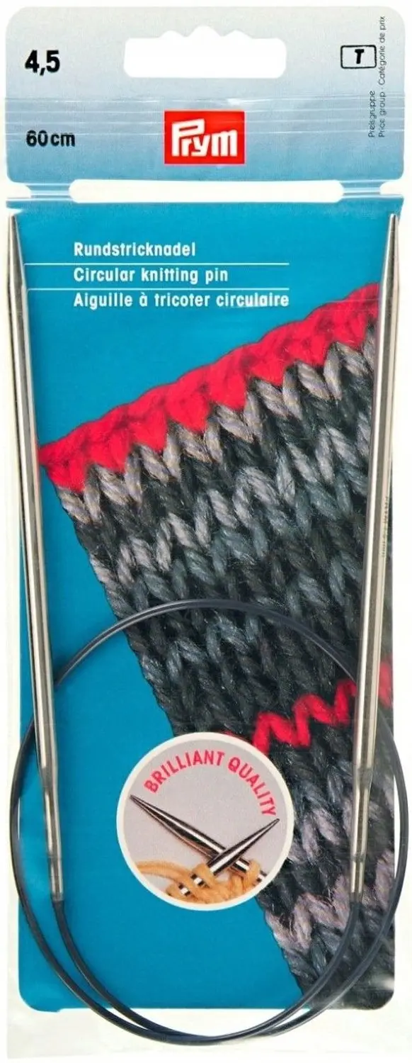 Prym Breinaalden Rondbreinaald 4.5mm/60cm Metaal