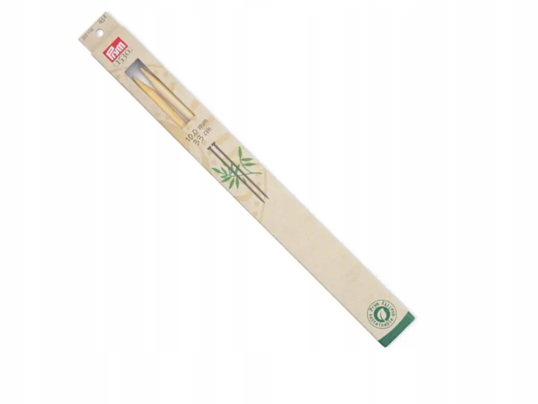 Prym Bamboe Breinaalden Recht 10 33cm