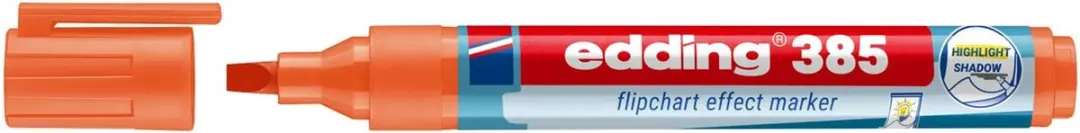 edding 385 Flipchartmarker - Oranje - afbeelding 5 van 6