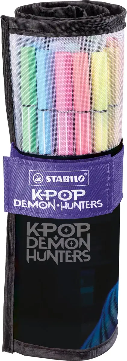 STABILO x KPop Demon Hunters Pen 68 Rollerset - 25 Kleuren - afbeelding 6 van 6