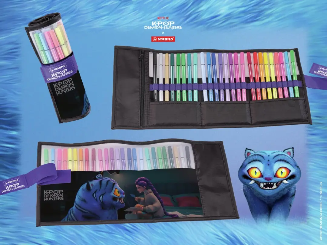 STABILO x KPop Demon Hunters Pen 68 Rollerset - 25 Kleuren - afbeelding 5 van 6