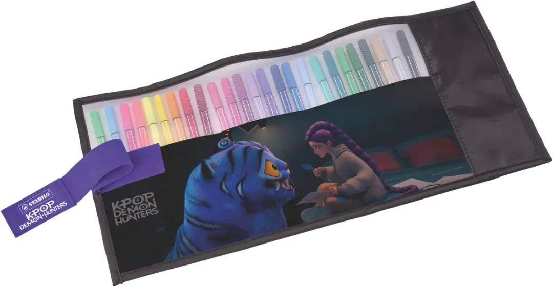 STABILO x KPop Demon Hunters Pen 68 Rollerset - 25 Kleuren - afbeelding 2 van 6