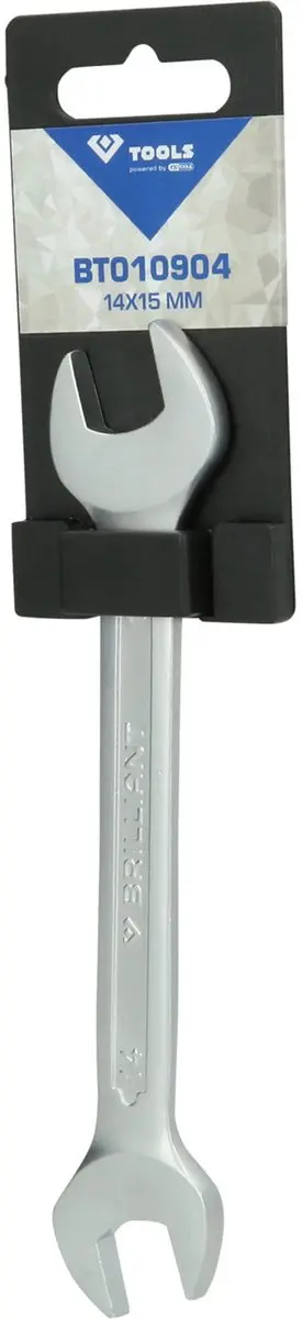 Brilliant Tools BT010904 Dubbele Steeksleutel 14x15mm - afbeelding 2 van 5