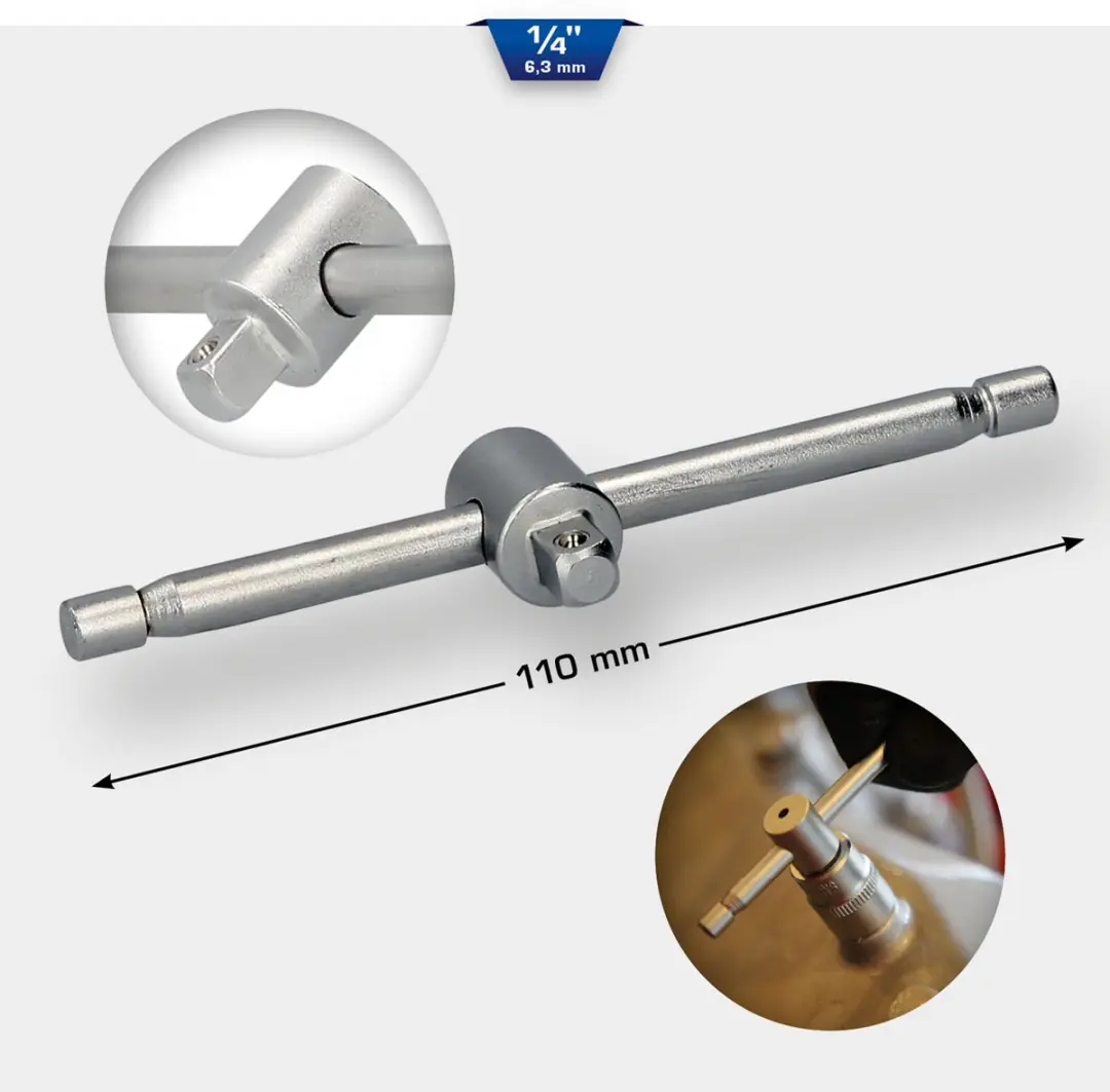 Brilliant Tools BT020902 Schuifgreep 1/4" - 110mm - afbeelding 6 van 6