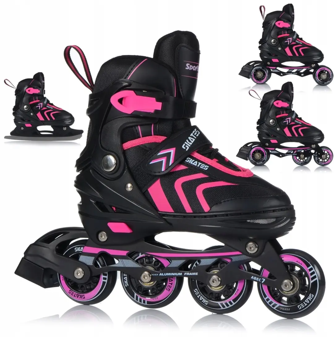 Verstelbare 4-in-1 Schaatsen/Skeelers/Rolschaatsen voor Kinderen