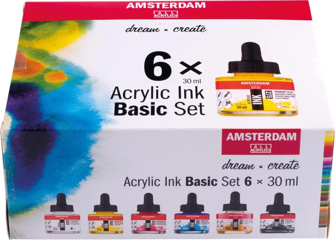 Amsterdam Acrylinkt basisset