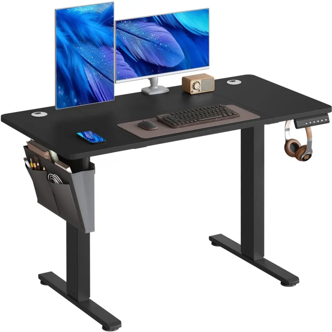 In hoogte verstelbaar elektrisch bureau