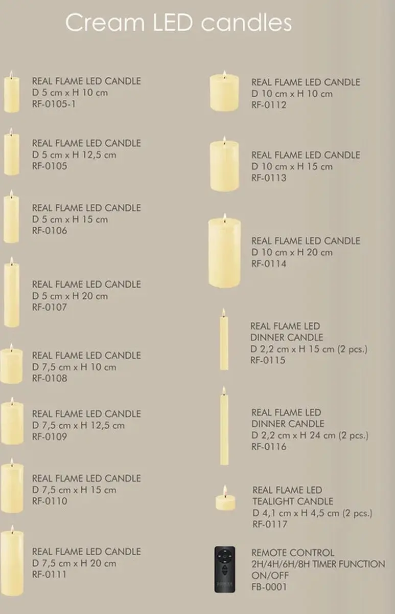 Deluxe Homeart LED Stompkaarsen - 1 Stuk - afbeelding 3 van 3