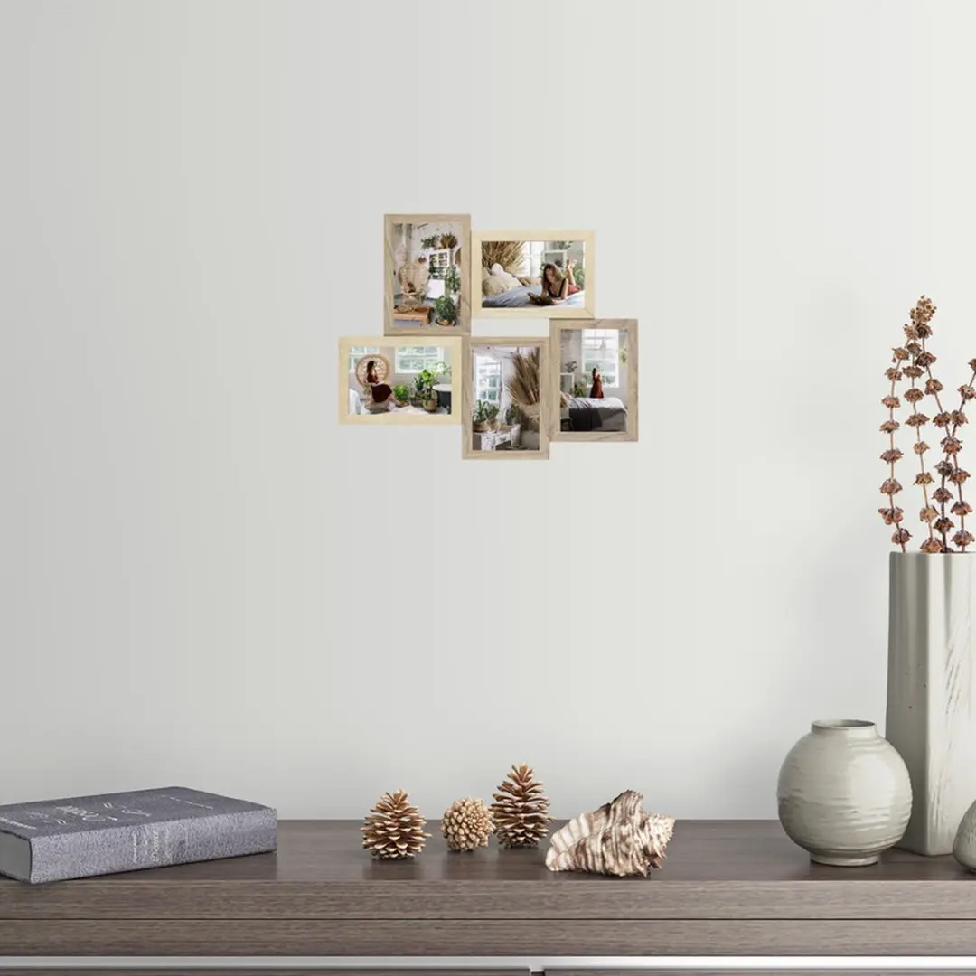 Zep Haes Deco Rena 5Q Fotolijst 4x10x15cm Bruin/Crème - afbeelding 5 van 5