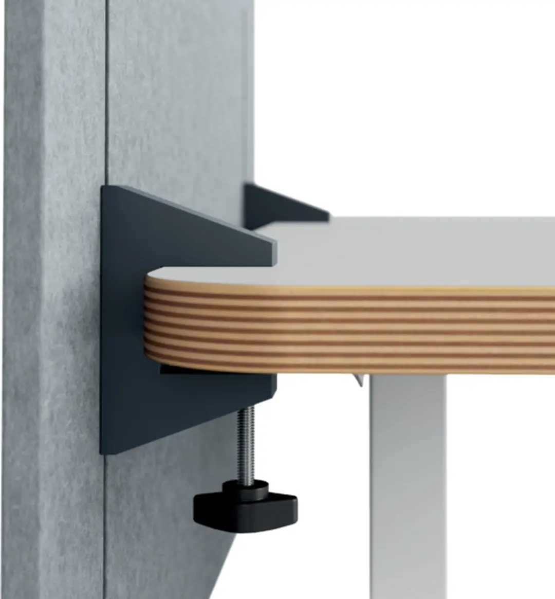 Leitz Scheidingswand 70x60cm Lichtgrijs - afbeelding 5 van 6