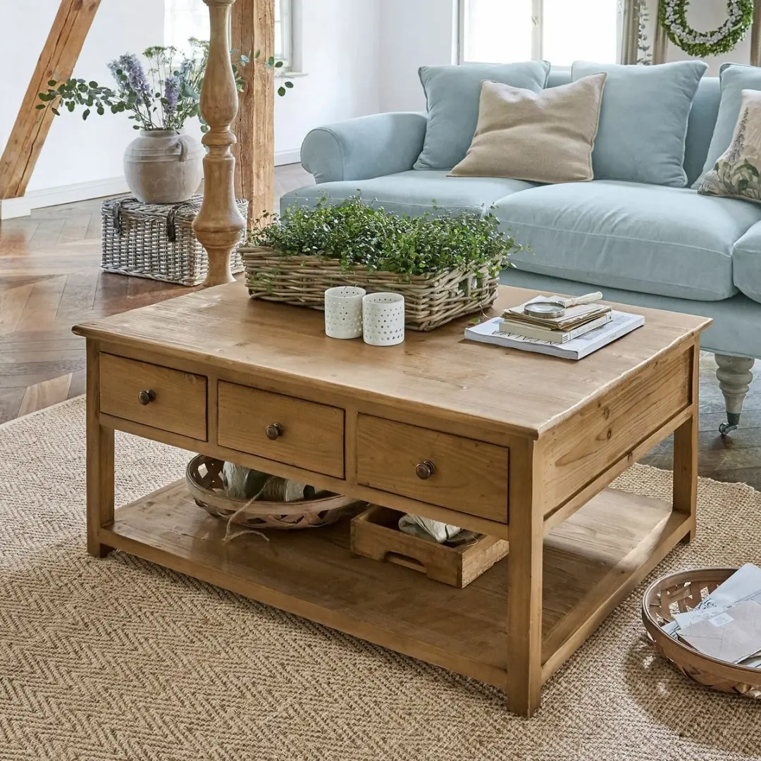 Loberon Etienne Salontafel - Bruin - afbeelding 6 van 6