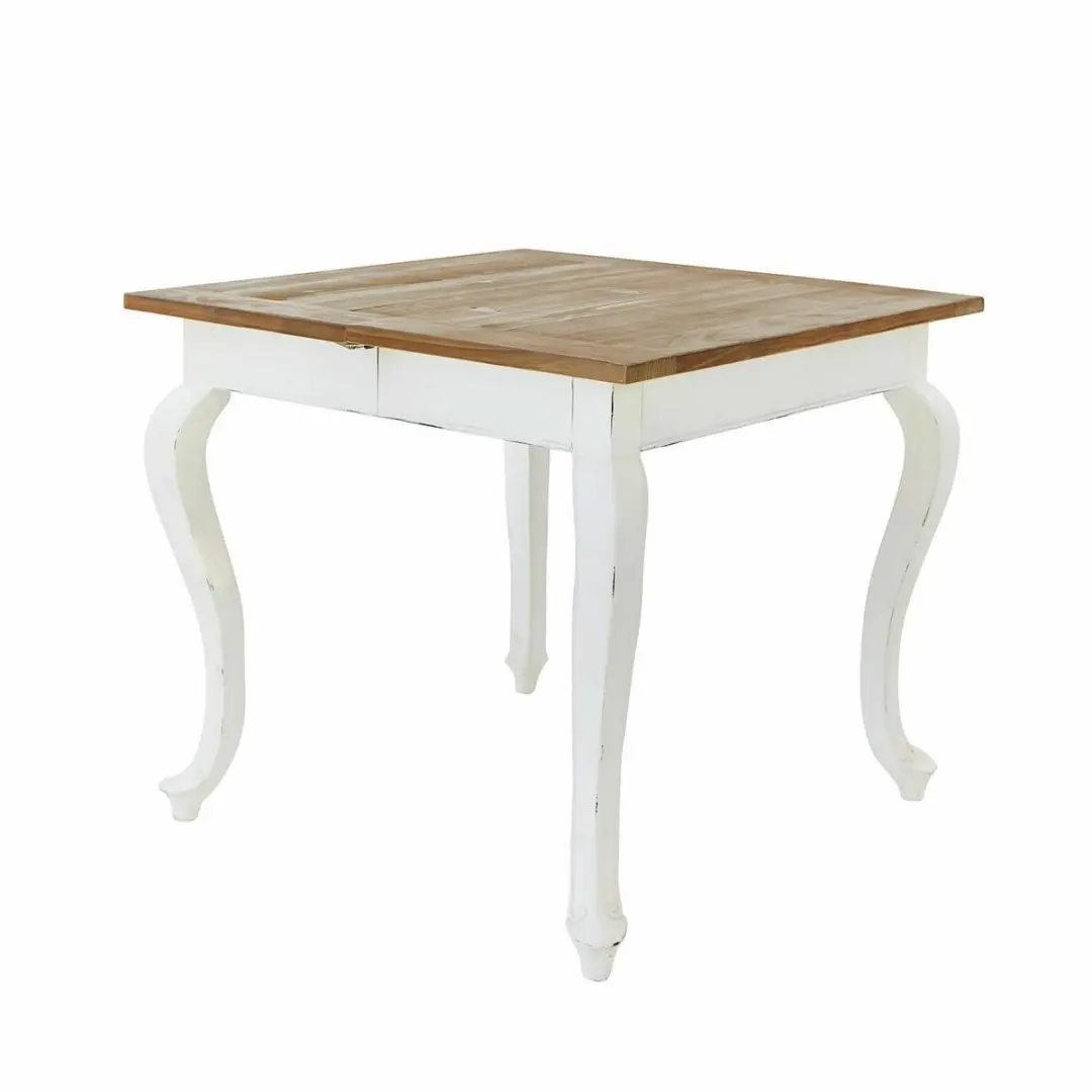 Loberon Tafel Plaish antiekwit/bruin - afbeelding 3 van 6