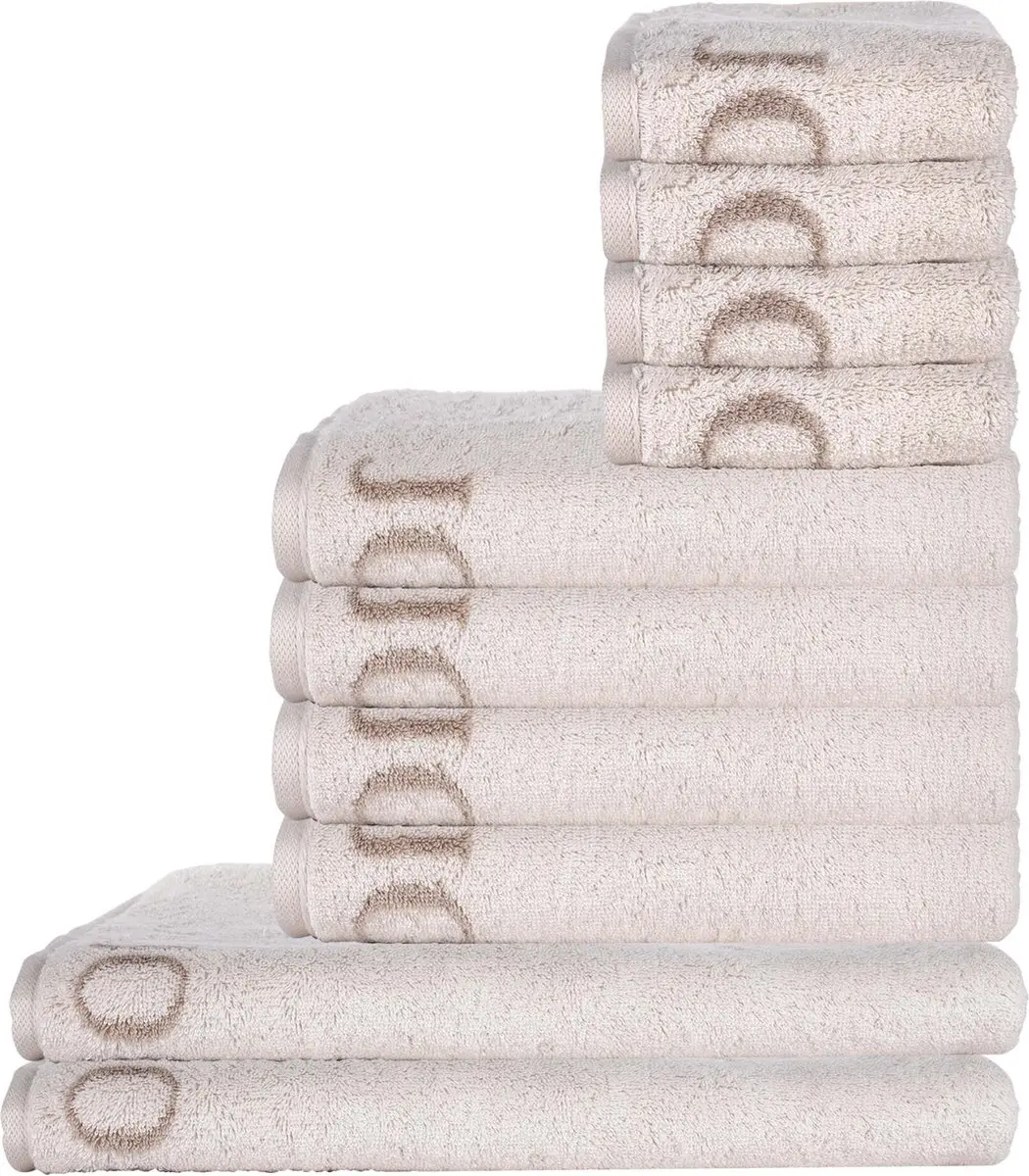 JOOP! Handdoek Classic Een maat, 50x100 Set van 10 - afbeelding 2 van 2