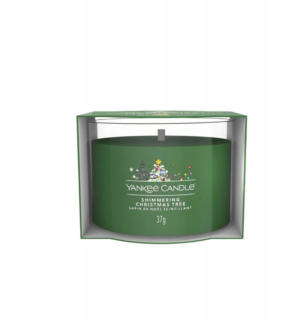 Yankee Candle Mini Geurkaars Shimmering Christmas Tree