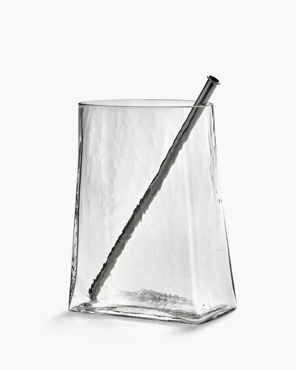 Serax Kris Van Assche Josephine vaas 03 24x12cm H32cm transparant