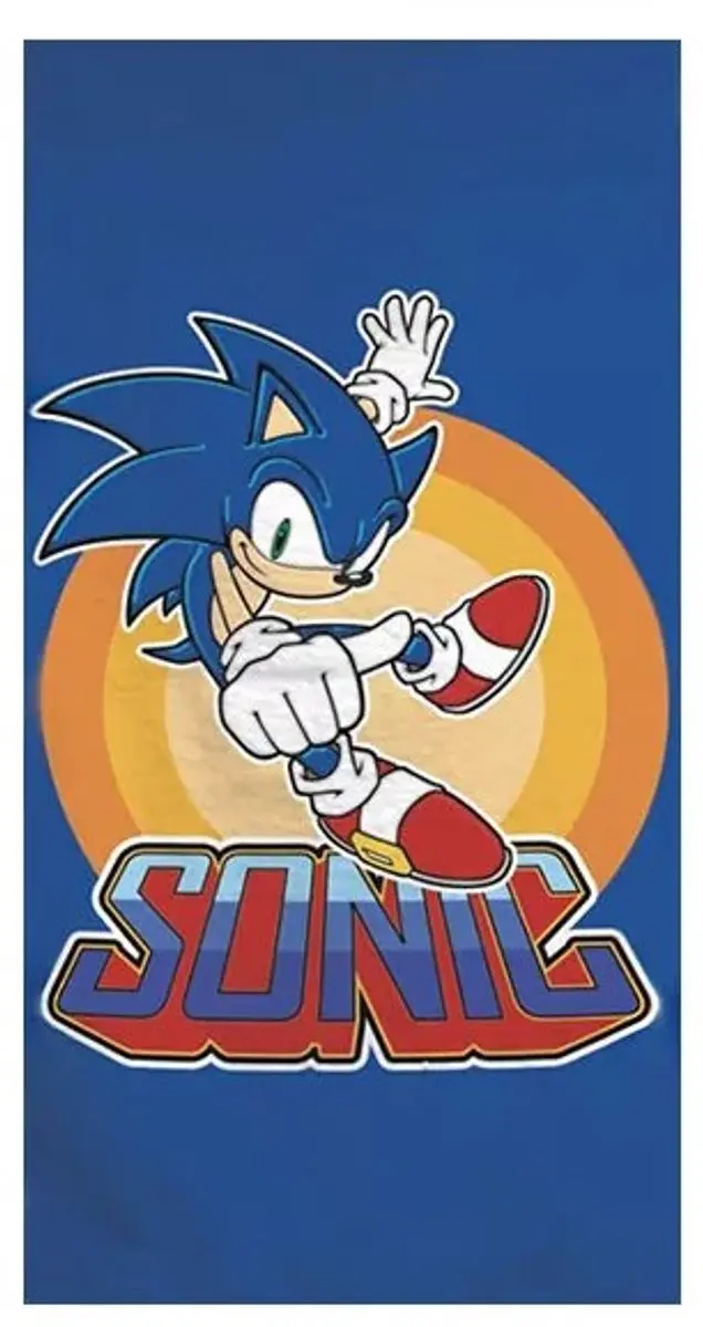 Sonic Strandlaken 70x140cm - Sneldrogend - Blauw - afbeelding 2 van 3