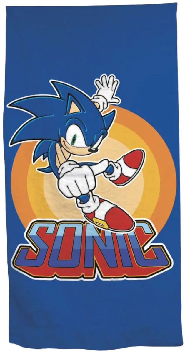 Sonic Strandlaken 70x140cm - Sneldrogend - Blauw - afbeelding 3 van 3