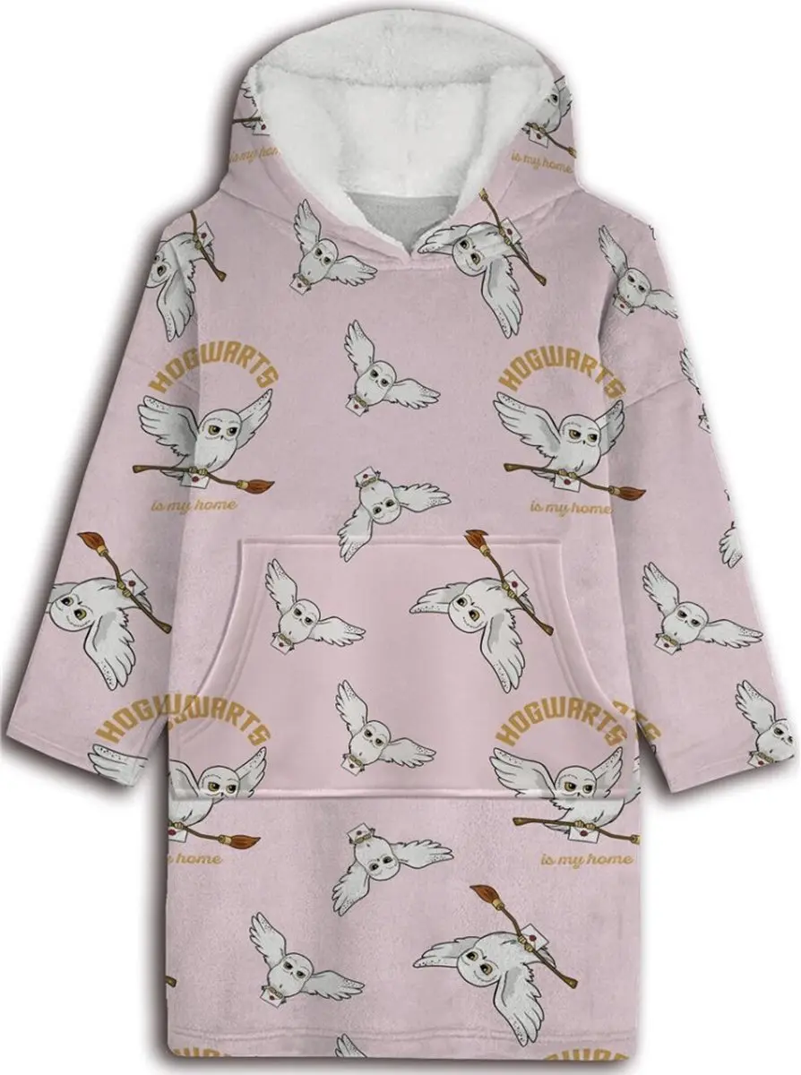 Harry Potter Hoodie Fleece Deken, Hedwig