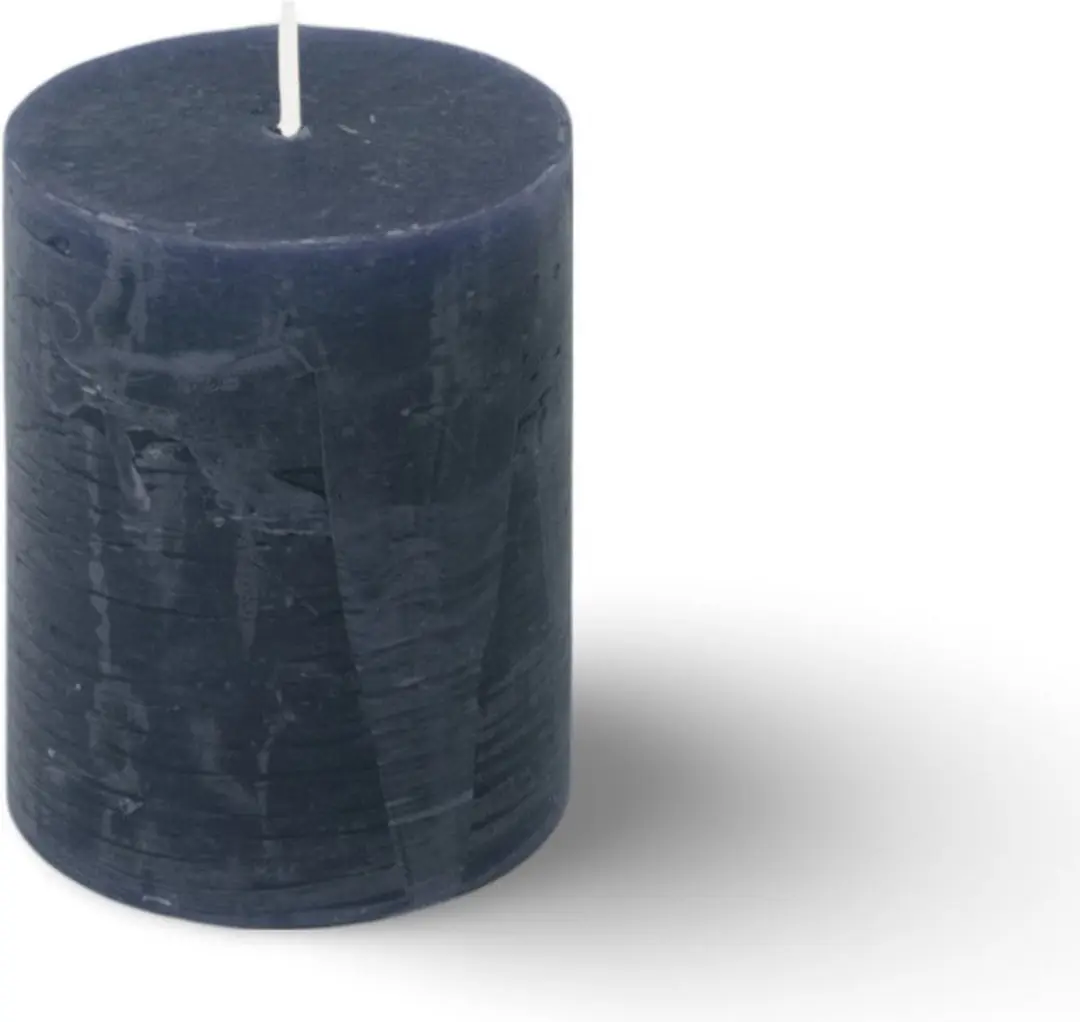 Spaas Rustiek Kaars 70/95mm Donkerblauw - afbeelding 2 van 2