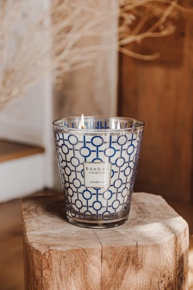 Baobab My First Baobab Gentlemen Geurkaars - 190g Blauw - afbeelding 2 van 2