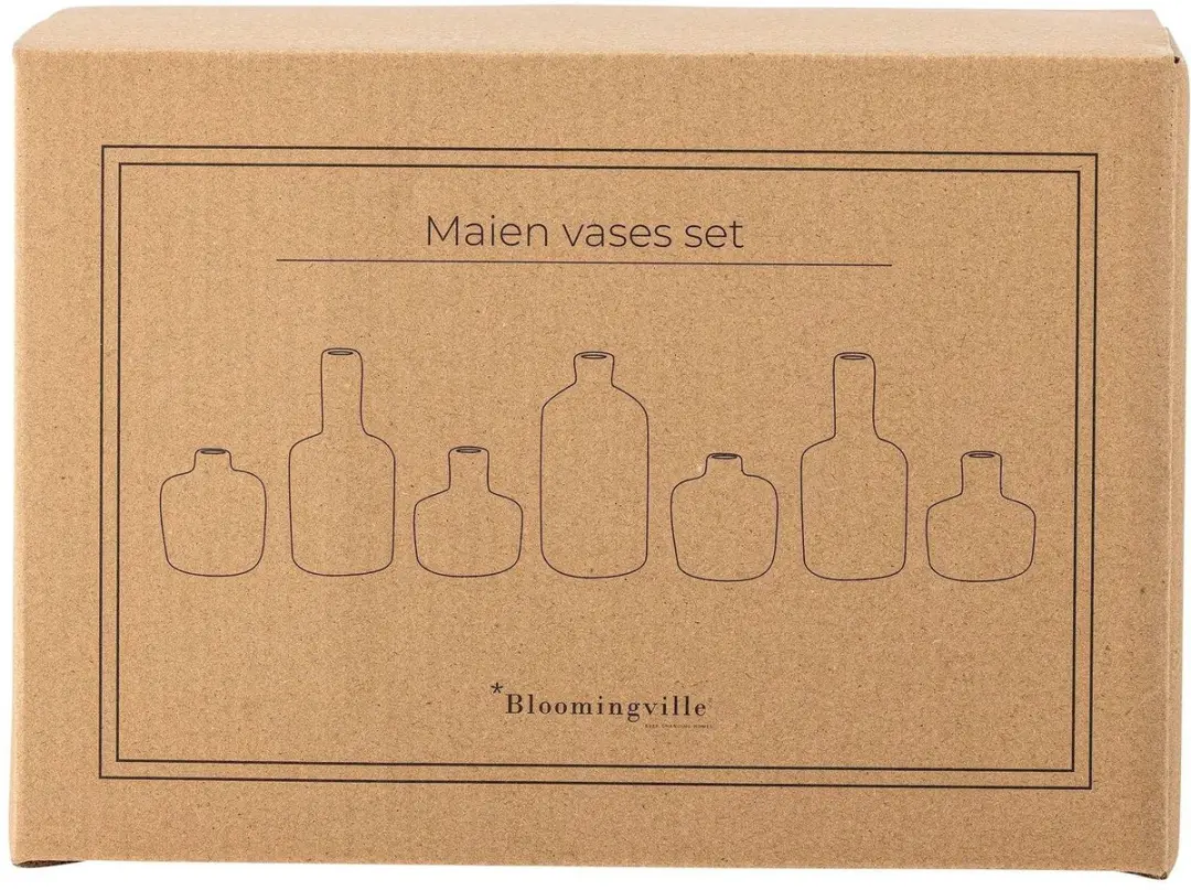 Bloomingville Maien Vaas - Bruin - afbeelding 2 van 4