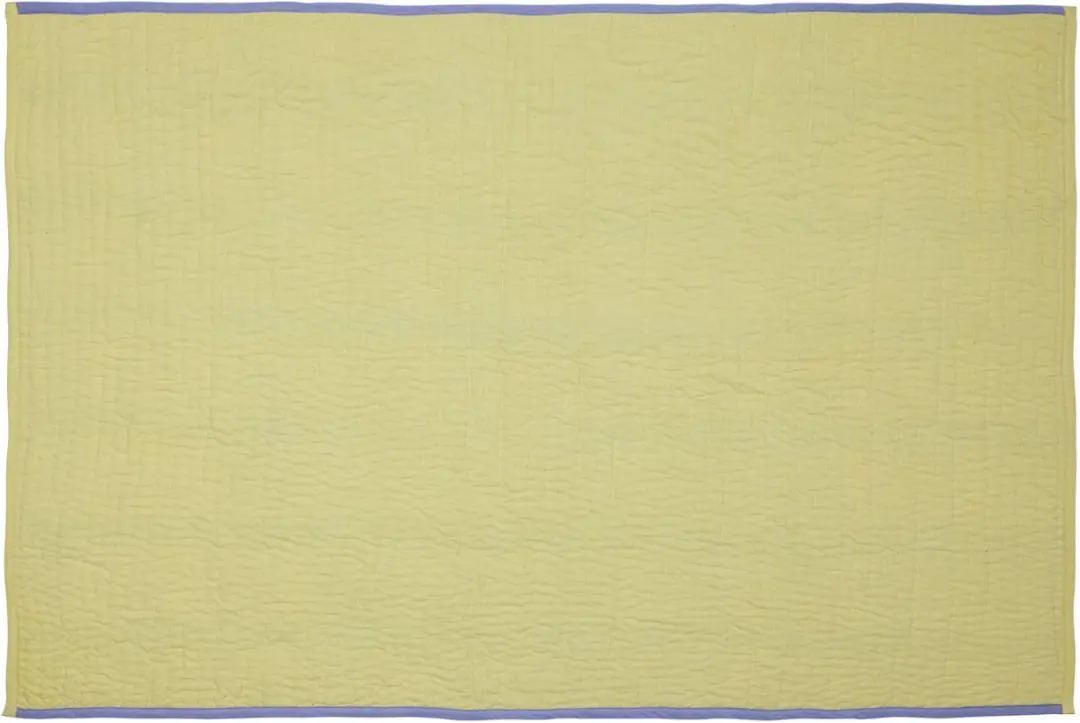 Hübsch Tento Plaid - Geel 200x140cm - afbeelding 4 van 5