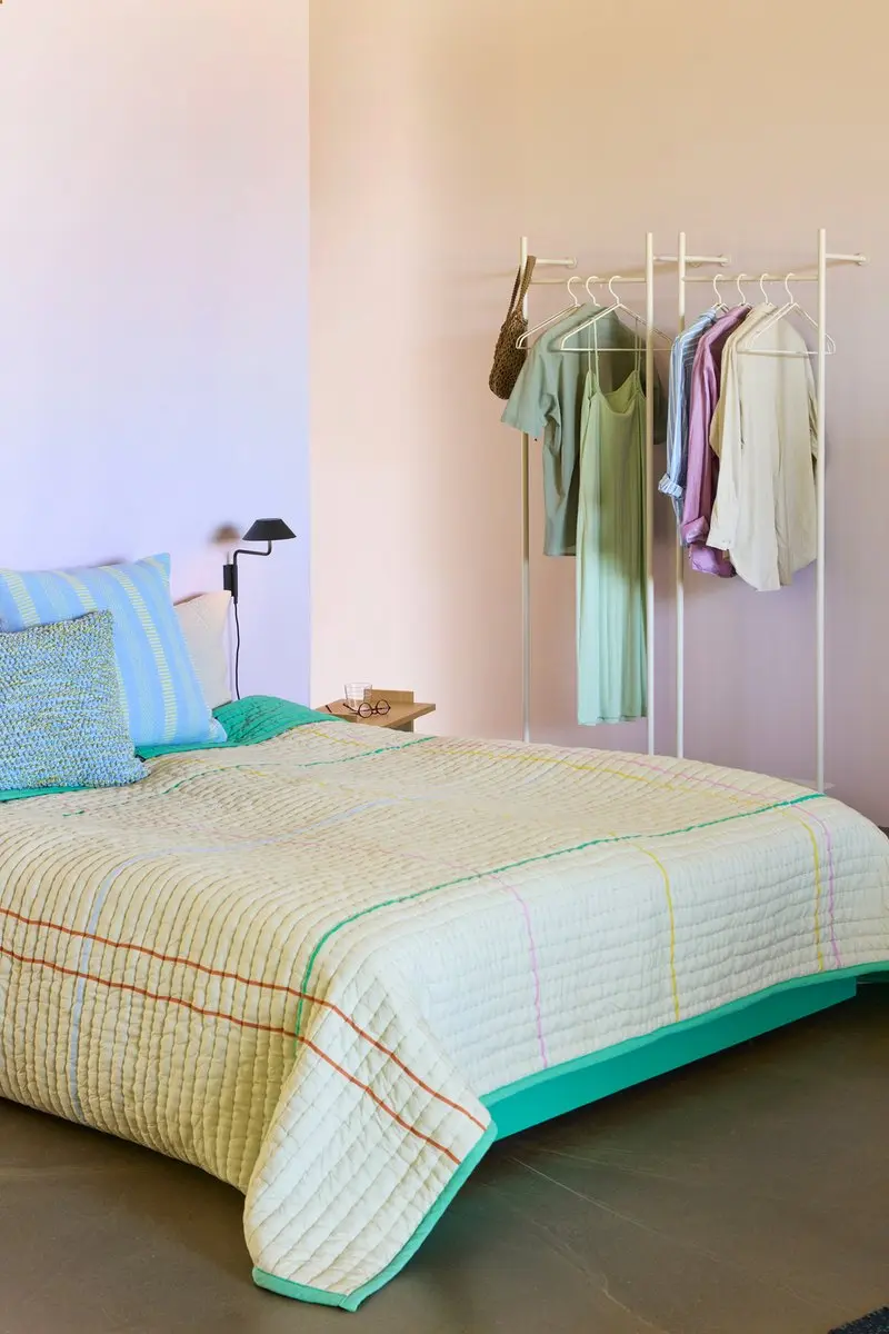 Hübsch Sen Bedsprei Sand 260x260cm - afbeelding 2 van 4